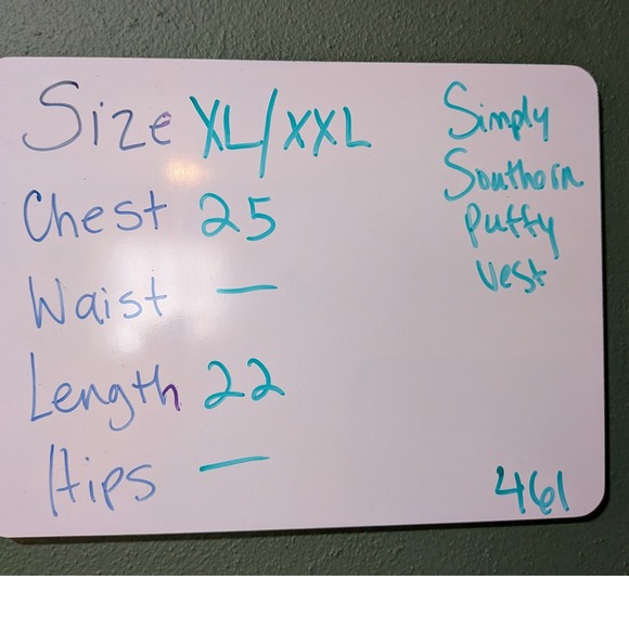 Women's Cream Puffer Vest - Picture 8 of 8